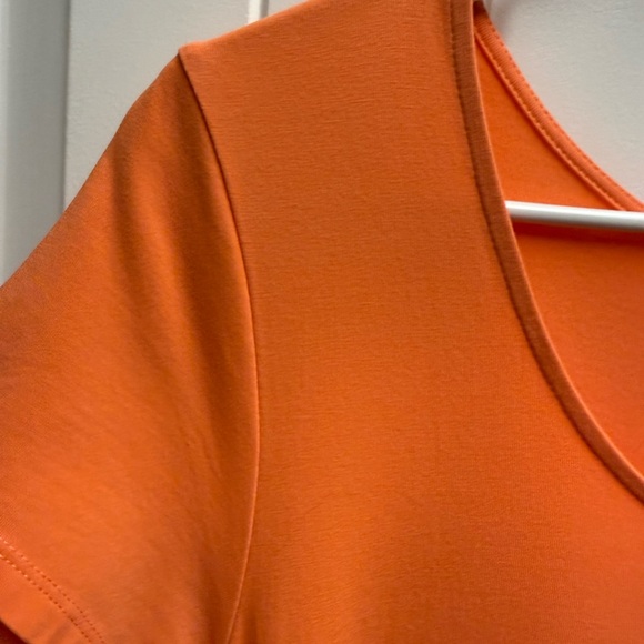 Matilda Jane Womens Peplum Tier Ruffle Top Tee Happy & Free Dream Puff Large EUC - Picture 4 of 7